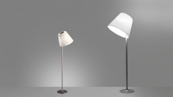 MELAMPO Lampadaire avec abat jour amovible