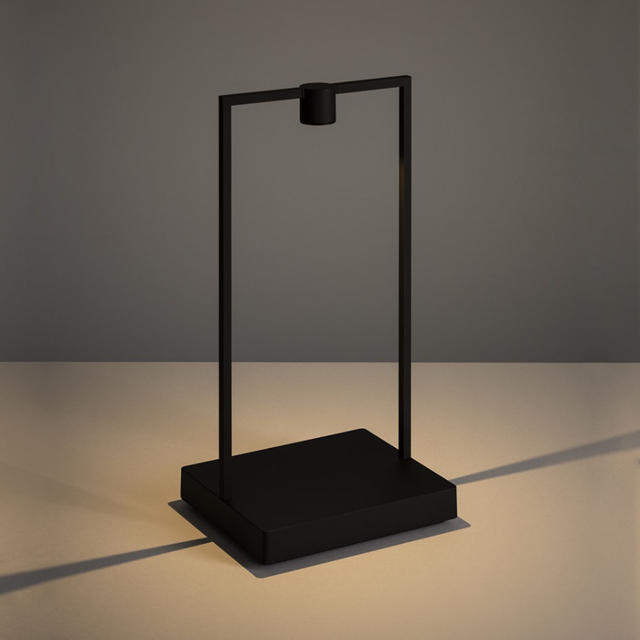CURIOSITY Lampe de table originale avec possibilité de poser des affaire sous la lumière pour les mettre en avant
