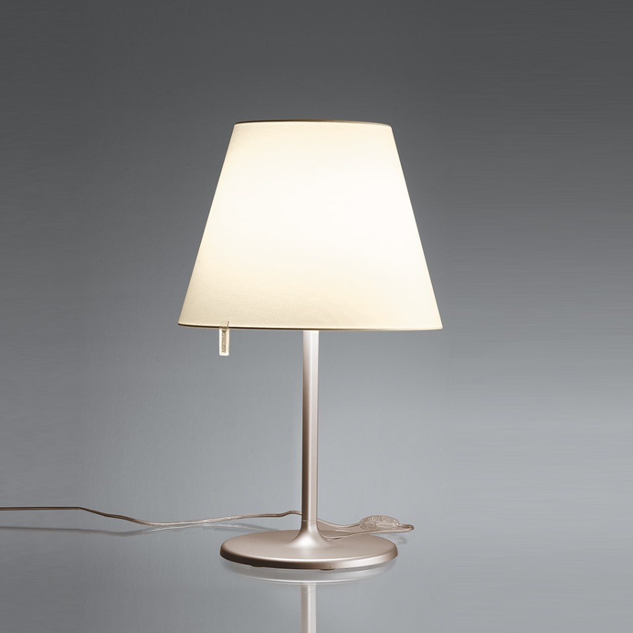 MELAMPO Lampe de table avec abat jour amovible