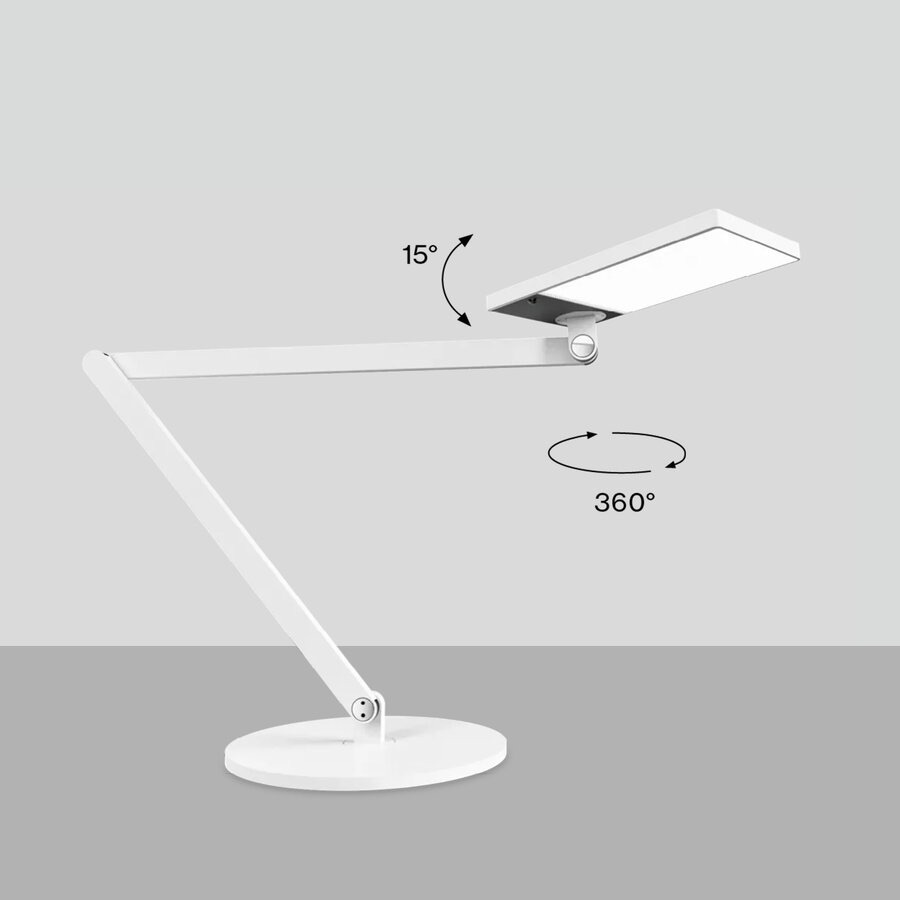 TASK TABLE Lampe de table pour bureau diffusant une lumière douce et agréable qui augmente le confort visuel et améliore la concentration