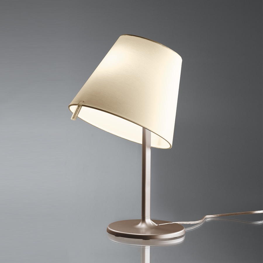 MELAMPO Lampe de table avec abat jour amovible