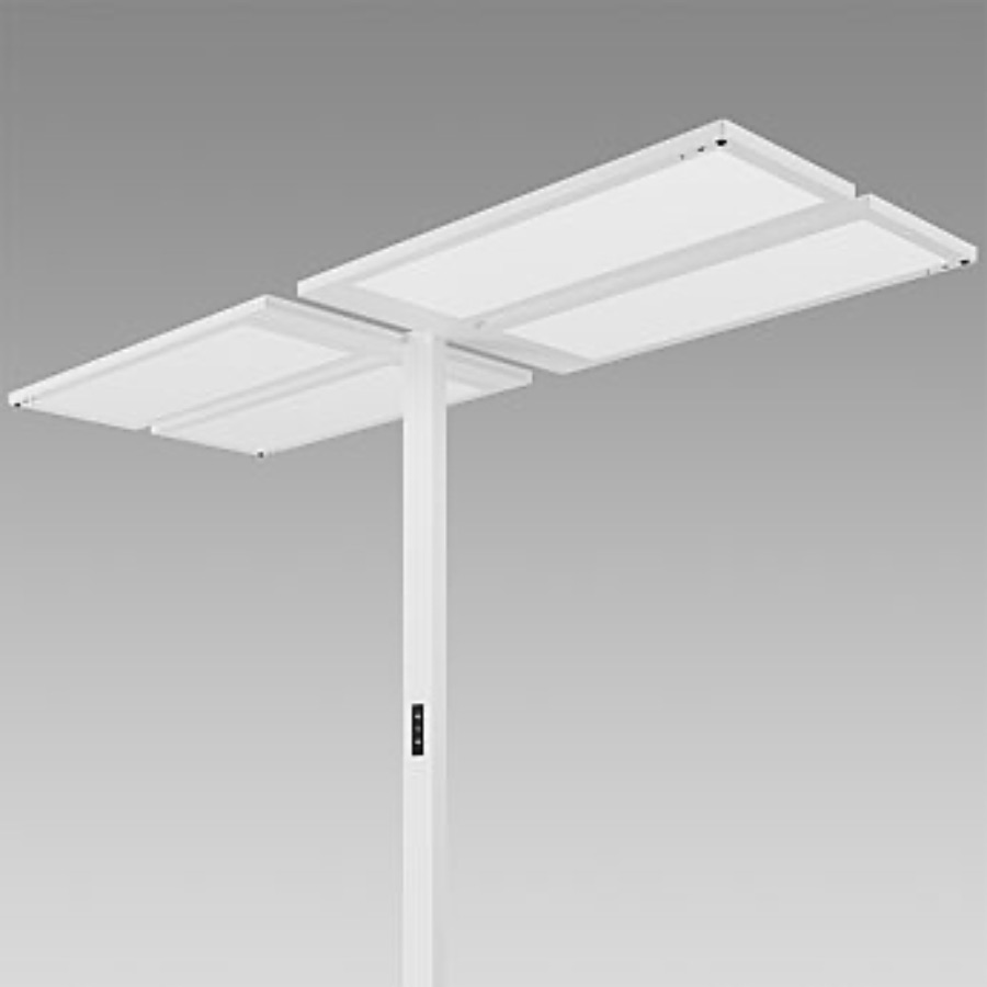 LIGHTPAD OFFICE Lampadaire de bureau avec 4 diffuseur avec de nombreuses fonctionnalités