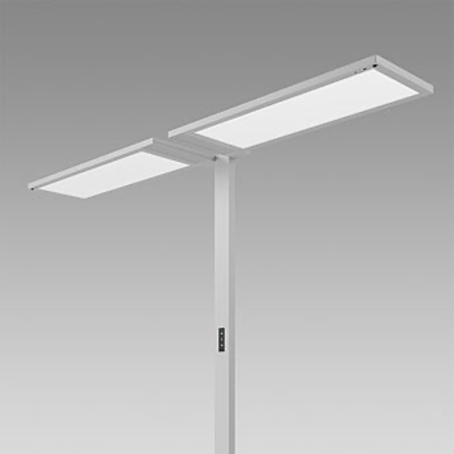 LIGHTPAD OFFICE Double lampadaire de bureau avec de nombreuses fonctionnalités