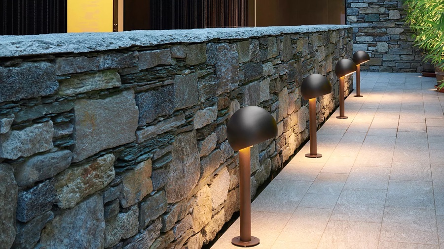 OTTO Lampe d'extérieur en forme de champignon avec diffuseur amovible