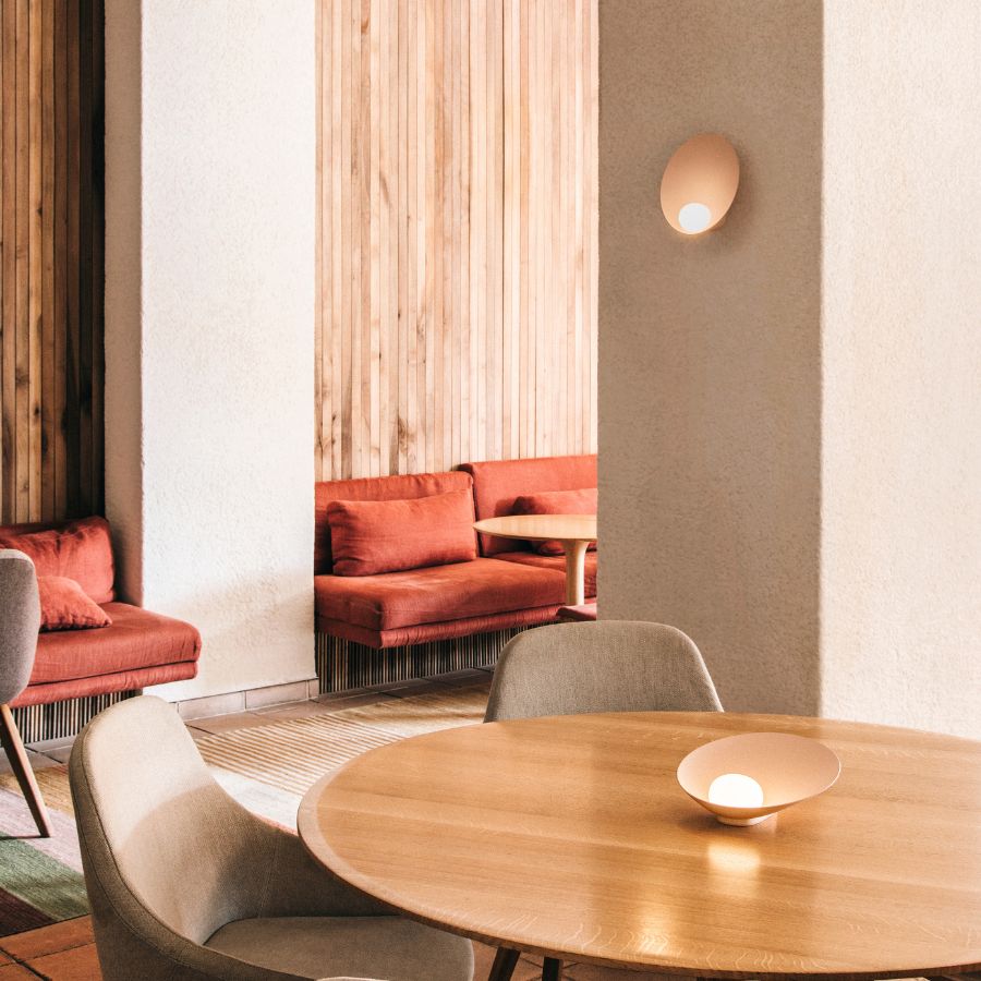 Musa Applique mural beige