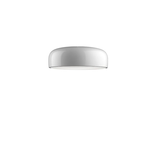 Smithfield plafonnier blanc avec diffuseur en forme de coupelle