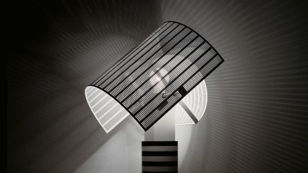 SHOGUN Lampe de table noire et blanche avec diffuseur amovible original