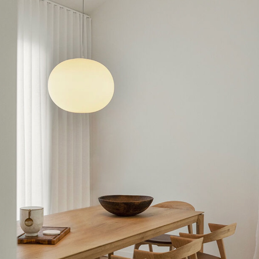 Glo-Ball Suspension circulaire lumière diffuse