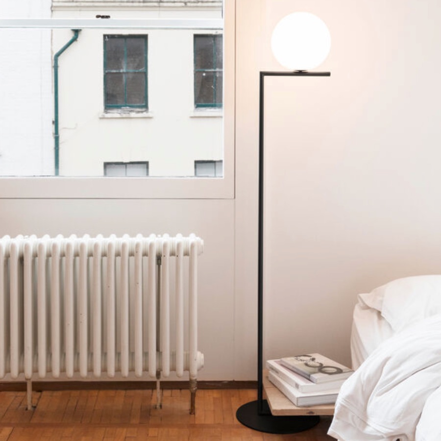 IC LIGHTS Lampadaire circulaire lumière diffuse