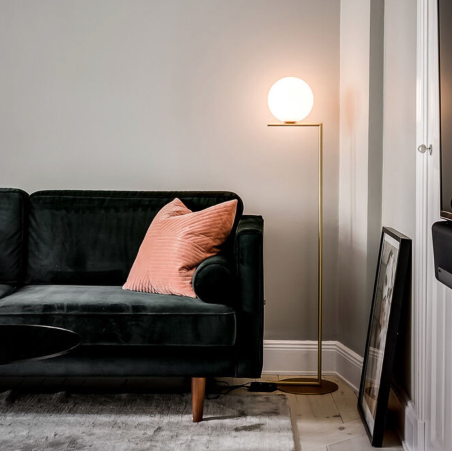 IC Lights Lampadaire circulaire lumière diffuse