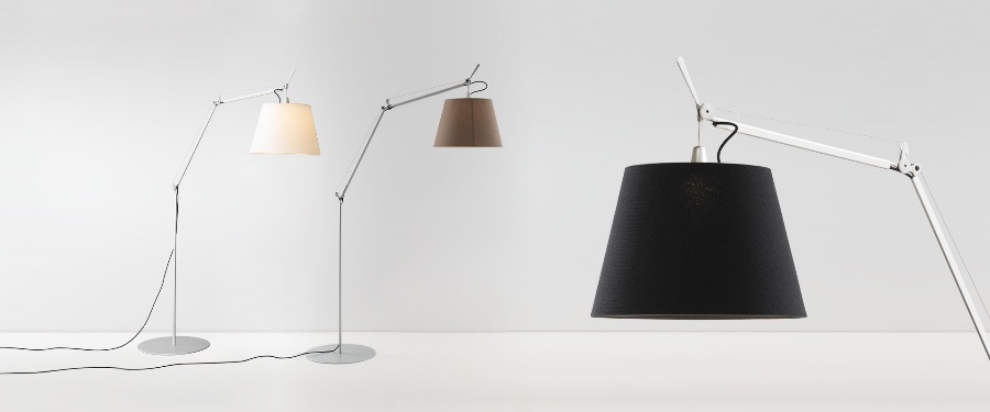 Tolomeo Paralume Lampadaire amovible avec abat-jour