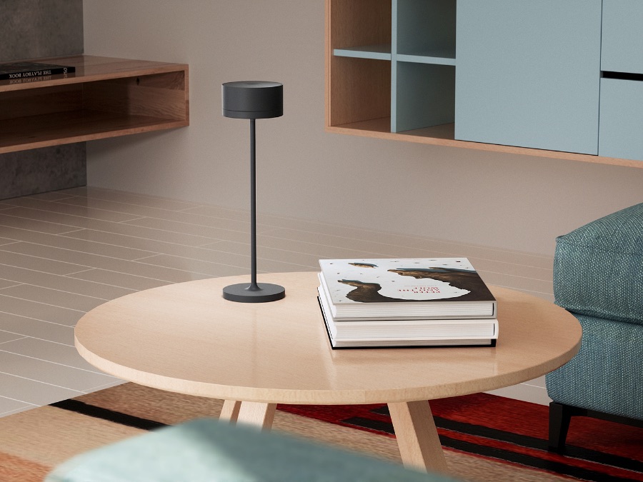 Whisper Lampe de table fine et minimaliste