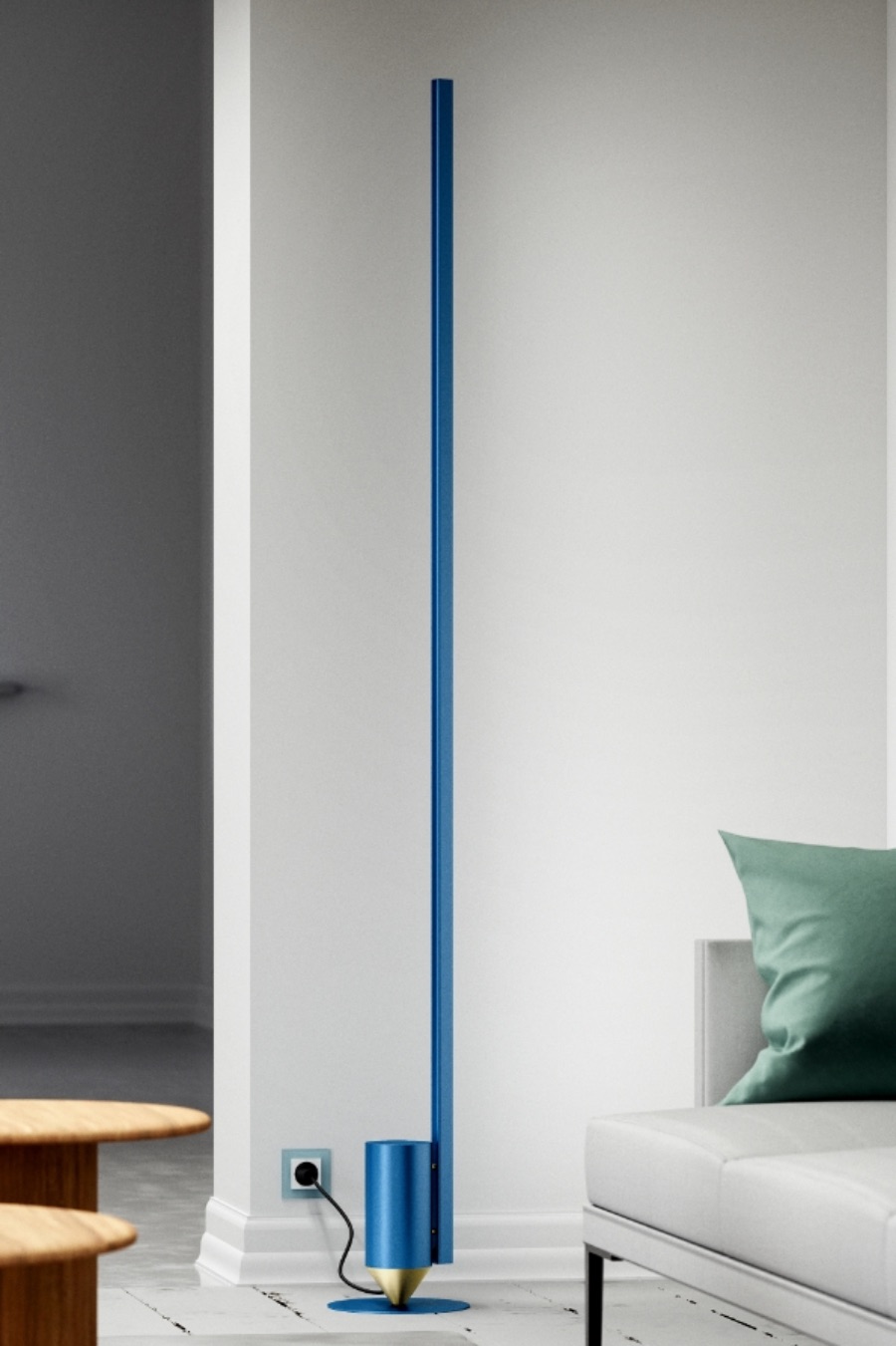 Libera Stand Alone Lampadaire fin et original