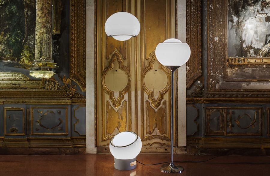 Clan Luminaire à poser au sol vintage